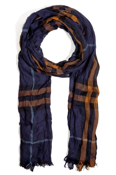 merino wool cashmere burberry scarf|Burberry Lightweight Blue Check Merino Wool Cashmere Unisex .